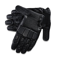 Eldorado Men's London Motorcycle Leather Gloves  - Black