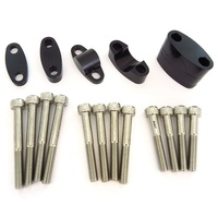 Pro Hard Parts Handlebar Risers 1.1/8-1 1/8 Black