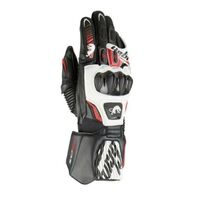 Furygan Fit R2 Motorcycle Gloves - Black/White/Red