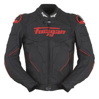 Furygan Raptor Leather Motorcycle Jacket Black / Red