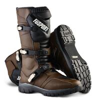 Fusport X Motoz Simpson Motorcycle Boots - Brown