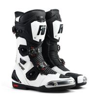 Fusport XR1 Motorcycle Boots - White/Black/White