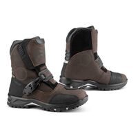 Falco Marshall Adventure Motorcycle Leather Boots - Brown