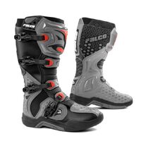 Falco Level Off Road Motorcycle Boots - Grey/Red