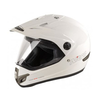 SUPER SALE Nitro MX 630 WHITE Motorcycle Full Face Helmet