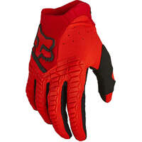Fox Racing Pawtector Motorcycle Glove - Fluro Red