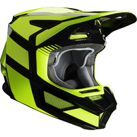 New Fox V2 Hayl Motorcycle Helmet  Ece 2020 Flo Yellow    