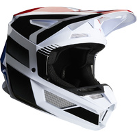 New Fox V2 Hayl Motorcycle Helmet  Ece 2020 Blue Red    