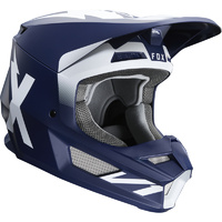 New Fox V1 Werd Motorcycle Helmet Ece Navy
