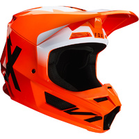 New Fox V1 Werd Motorcycle Helmet Ece Flu Orange