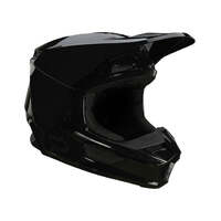 Fox Racing V1 Plaic ECE Motorcycle Helmet  - Black