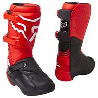 Fox Racing Youth Comp Motorcycle Boot - Flo Red