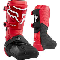 Fox Racing Youth Comp Motorcycle Boot - Flame Red