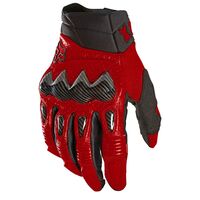 Fox Racing Bomber Motorcycle Glove Flame Red