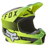 Fox V1 Ridl Off Road Motorcycle Helmet Ece Flora Yellow