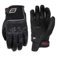Five Men's Supermotard Motorcycle Gloves X-Small/7 - Black