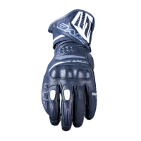 Five Ladies RFX Sport Motorcycle Leather Gloves - Black/White