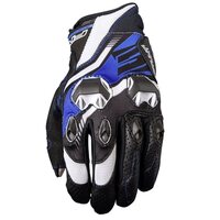 Five Stunt Evo Motorcycle Gloves - Black/Blue
