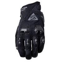 Five Stunt Lea Air Airflow Motorcycle Gloves 3X-Large/13 - Black