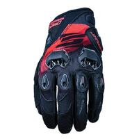Five Stunt Evo Shade Motorcycle Leather Gloves - Red