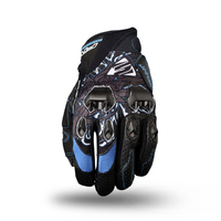 Five Ladies Stunt Evo Motorcycle Gloves - Black/Blue