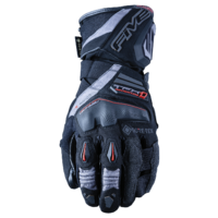 Five TFX-1 GTX Motorcycle Leather Gloves - Black/Grey