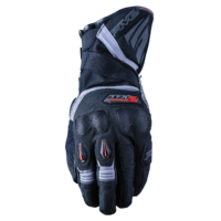 Five TFX-2 Waterproof Motorcycle Leather Gloves - Black/Grey