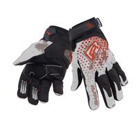 Rjays Dune Motorcycle Glove  Black/White /Orange 