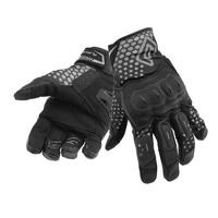Rjays Air-Tech Motorcycle Glove  Black/Grey 