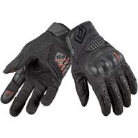 Rjays Ladies Swift Motorcycle Gloves - Black/Black 