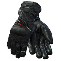 New Rjays Booster Mens Motorcycle Road Gloves - Black