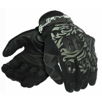 New Rjays Skid Ladies Leather Gloves - Black/Gray