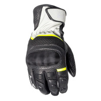 Motodry Adventure -Tour Lea/Tea Motorcycle Gloves - Black/Grey