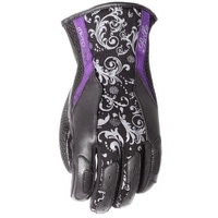 Motodry Men's Bella Motorcycle Gloves Small - Black/Purple
