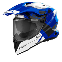 Airoh Commander 2 Reveal Motorcycle Helmet - Blue Gloss