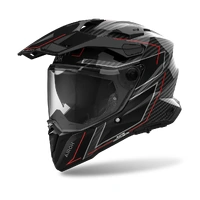 Airoh Commander 2 Motorcycle Helmet - Carbon Stylish Gloss