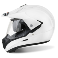 Airoh S5 All-Terrain Motorcycle Helmet Small - Gloss White