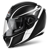 New Airoh Storm Sharper  Matte Black/White  Helmet