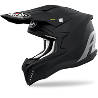 Airoh Strycker Solid Motorcycle Helmet - Matte Black