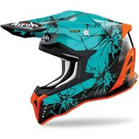 Airoh Strycker Crack Motorcycle Helmet - Gloss