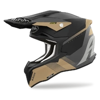Airoh Stryker Blazer Motorcycle Helmet - Gold Matt