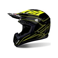 NEW AIROH ST701 Spacer Gloss Yellow Lightweight Motorbike Helmet-L