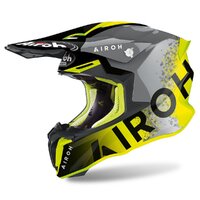 Airoh Twist 2.0 Bit Motorcycle Helmet - Yellow Gloss
