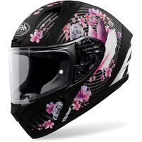 Airoh Valor Mad Motorcycle Helmet (VAM54) - Matte Black/Pink