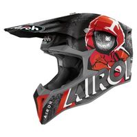 Airoh Wraap Alien Motorcycle Helmet - Red Matte
