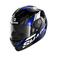 Shark Ridill 1.2 Phaz Motorcycle Helmet - White/Blue/Red