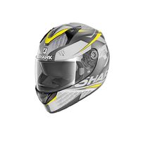 Shark Ridill Stratom Motorcycle Helmet - Anthracite/Yellow