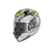 Shark Ridill Stratom Motorcycle Helmet Small - Anthracite/Anthracite/Yellow