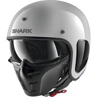 Shark S-Drak Blank Motorcycle Helmet - White