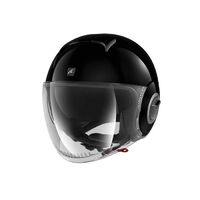 Shark Nano Blank Motorcycle Helmet X-Small - Black